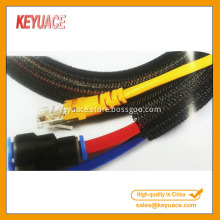 Self Closing Braided Cable Protection Sleeve Electric Wrap